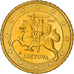 Lithuania, 50 Euro Cent, 2015, MS(60-62), Brass