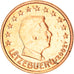 Luxemburgo, Euro Cent, 2002, Utrecht, MBC+, Cobre chapado en acero, KM:75