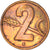 Munten, Zwitserland, 2 Rappen, 1953, Bern, FR, Bronze, KM:47