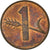 Moneta, Szwajcaria, Rappen, 1984, Bern, AU(50-53), Bronze, KM:46
