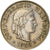 Moneta, Szwajcaria, 5 Rappen, 1943, Bern, AU(50-53), Miedź-Nikiel, KM:26