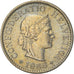 Moneta, Svizzera, 5 Rappen, 1966, Bern, MB+, Rame-nichel, KM:26