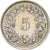 Moneta, Szwajcaria, 5 Rappen, 1968, Bern, VF(30-35), Miedź-Nikiel, KM:26