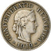 Moneta, Svizzera, 10 Rappen, 1919, Bern, MB+, Rame-nichel, KM:27