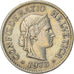 Moneta, Svizzera, 10 Rappen, 1973, Bern, MB+, Rame-nichel, KM:27