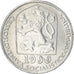 Moneda, Checoslovaquia, 5 Haleru, 1990, EBC, Aluminio, KM:86