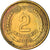 Moneta, Cile, 2 Centesimos, 1968, Santiago, MB+, Alluminio-bronzo, KM:193