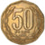 Moneta, Chile, 50 Pesos, 1999, EF(40-45), Aluminium-Brąz, KM:219.2