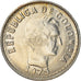 Moneta, Colombia, 10 Centavos, 1975, BB+, Acciaio ricoperto in nichel, KM:253