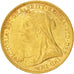 Gran Bretagna, Victoria, Sovereign, 1893, BB+, Oro, KM:785