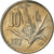 Moneda, México, 10 Centavos, 1977, Mexico City, MBC+, Cobre - níquel, KM:434.1