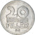Moneta, Ungheria, 20 Fillér, 1975, Budapest, MB+, Alluminio, KM:573