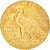 Stati Uniti, Indian Head, $5, Half Eagle, 1909, U.S. Mint, Denver, BB, Oro, K...