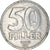 Moneta, Ungheria, 50 Fillér, 1980, Budapest, MB+, Alluminio, KM:574