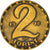 Coin, Hungary, 2 Forint, 1978, Budapest, VF(30-35), Brass, KM:591