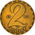 Monnaie, Hongrie, 2 Forint, 1980, TTB+, Laiton, KM:591