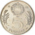 Moneda, Hungría, 5 Forint, 1983, Budapest, EBC+, Cobre - níquel, KM:635