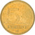 Moneta, Węgry, 5 Forint, 2017, AU(50-53), Mosiądz niklowy, KM:New
