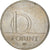 Moneta, Węgry, 10 Forint, 1995, AU(50-53), Miedź-Nikiel, KM:695