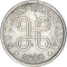 Munten, Finland, 5 Pennia, 1988, FR+, Aluminium, KM:45a