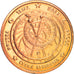 República Checa, Fantasy euro patterns, 2 Euro Cent, 2003, VF(30-35), Cobre