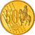 Dania, 50 Euro Cent, 2003, unofficial private coin, MS(64), Mosiądz