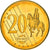 Dania, 20 Euro Cent, 2003, unofficial private coin, MS(60-62), Mosiądz