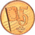 Dania, 5 Euro Cent, 2003, unofficial private coin, AU(55-58), Miedź platerowana