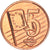 Polska, 5 Euro Cent, 2003, unofficial private coin, VF(30-35), Miedź