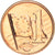 Polónia, Euro Cent, 2003, unofficial private coin, VF(30-35), Cobre