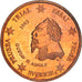 Suécia, Fantasy euro patterns, 2 Euro Cent, 2003, AU(50-53), Cobre