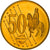 Malta, 50 Euro Cent, 2003, unofficial private coin, MS(65-70), Mosiądz