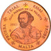 Malta, 5 Euro Cent, 2003, unofficial private coin, MS(65-70), Cobre