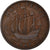Moneta, Gran Bretagna, George VI, 1/2 Penny, 1947, MB+, Bronzo, KM:844