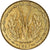 Coin, West African States, 5 Francs, 1987, AU(50-53), Aluminum-Nickel-Bronze