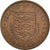 Munten, Jersey, George VI, 1/12 Shilling, 1945, ZF+, Bronzen, KM:19