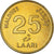 Münze, MALDIVE ISLANDS, 25 Laari, 1996, VZ+, Nickel-brass, KM:71