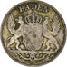 Moneda, Estados alemanes, BADEN, Leopold I, 6 Kreuzer, 1840, MBC, Plata, KM:210