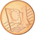 Gran Bretaña, Euro Cent, 2002, unofficial private coin, FDC, Cobre chapado en