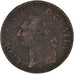 Monnaie, France, Louis XVI, Sol ou sou, Sol, 1784, Strasbourg, TB, Cuivre