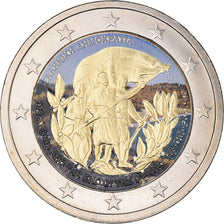 Grèce, 2 Euro, Crète - Grèce, 2013, Athènes, Colorisé, SPL, Bimétallique