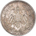 Munten, DUITSLAND - KEIZERRIJK, 1/2 Mark, 1916, Berlin, ZF+, Zilver, KM:17