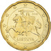 Lituania, 20 Euro Cent, 2015, SPL+, Nordic gold