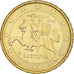 Lithuania, 10 Euro Cent, 2015, UNZ, Nordic gold