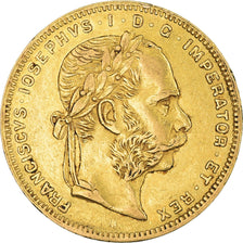 Münze, Österreich, Franz Joseph I, 8 Florins-20 Francs, 1874, SS, Gold