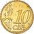 Chipre, 10 Euro Cent, Kyrenia ship, 2008, MS(65-70), Nordic gold