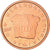 Eslovénia, 2 Euro Cent, The Prince's stone, 2007, MS(60-62), Aço Cromado a