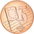 Estónia, 5 Euro Cent, 2003, unofficial private coin, MS(65-70), Aço Cromado a