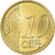 Lithuania, 10 Euro Cent, 2015, MS(64), Brass, KM:New