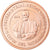 Vaticano, 2 Euro Cent, 2014, unofficial private coin, MS(64), Aço Cromado a